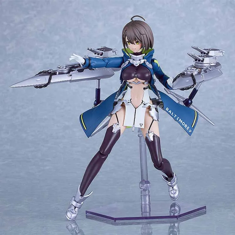 Genuine Original Azur Lane GSC PLAMATEA Series USS Baltimore PVC 16CM Anime Figure Collectible Statuette Model Ornament Gifts