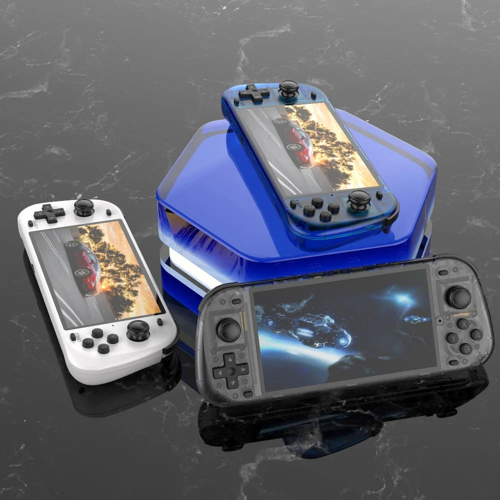 Retro Handheld Game Console R50S 5 Inch Large Screen Upgraded R36S Supports JELOS ARKOS ROCKNIX Multiple Emulators Portable Kids