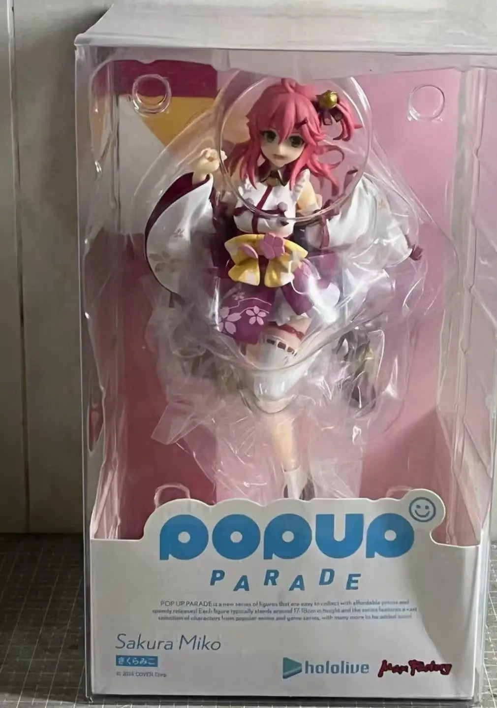 100% Original auf Lager Max Factory Pop Up Parade Sakura Miko Anime Figur Kollektion Serie Modell Dekoration