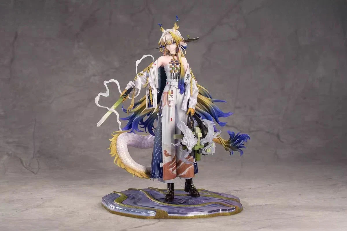 Figure Statue Shu Arknights Anime Figurine Game Action Figurals Character Sculpture Collectible Model Toy Statue Figures Cartoon