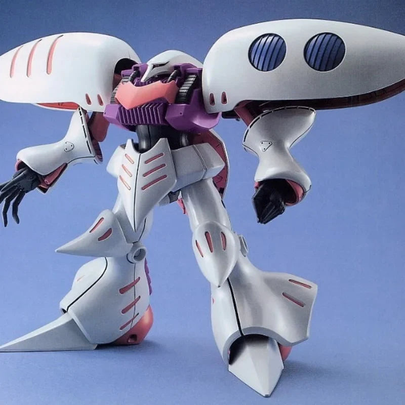 In Stock Original Bandai Gundam Mg 1/100 White Qubeley Amx-004 Haman Assembly Model Collectible Action Figure Model Toys Gifts