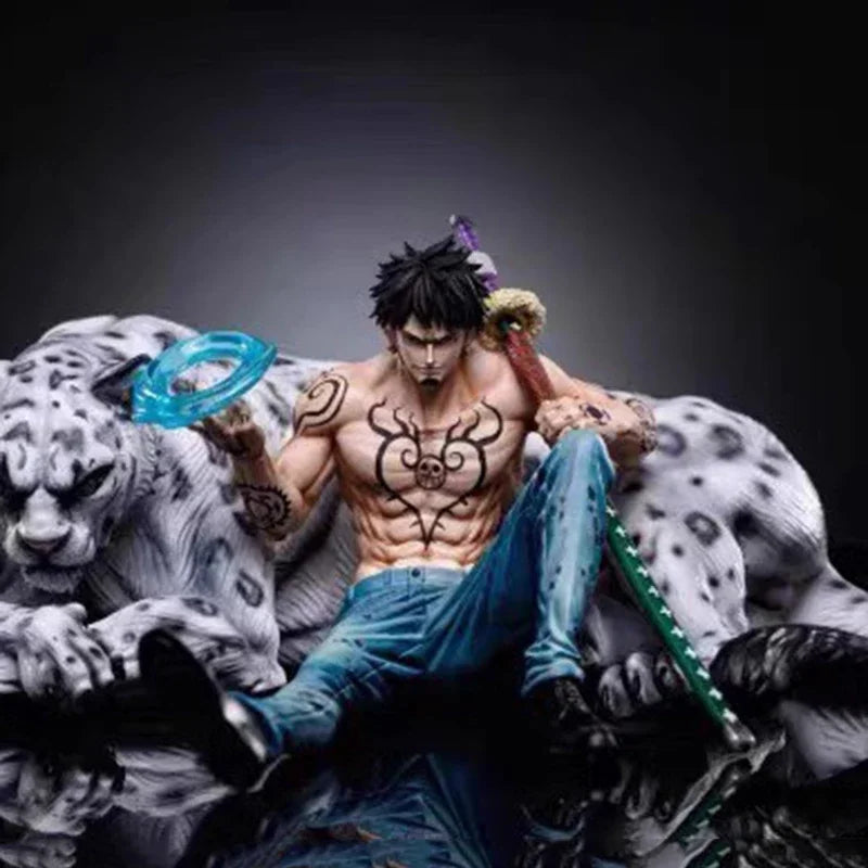 Trafalgar Law One Piece Figures BT Bear Monster Trafalgar D. Water Law Action Figures PVC Anime Jujutsu Kaisen Model Toys Gifts