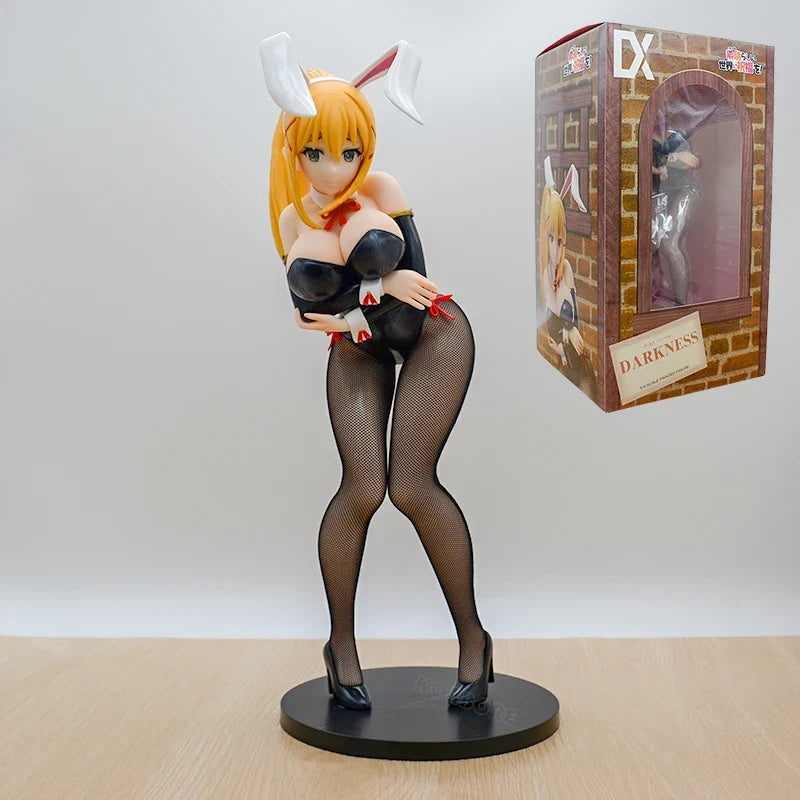 25cm BearPanda Yuna Bunny Girl illustration by Biya Anime Figure KonoSuba Darkness/Yuna-chan Action Figure Sexy Model Doll Toys