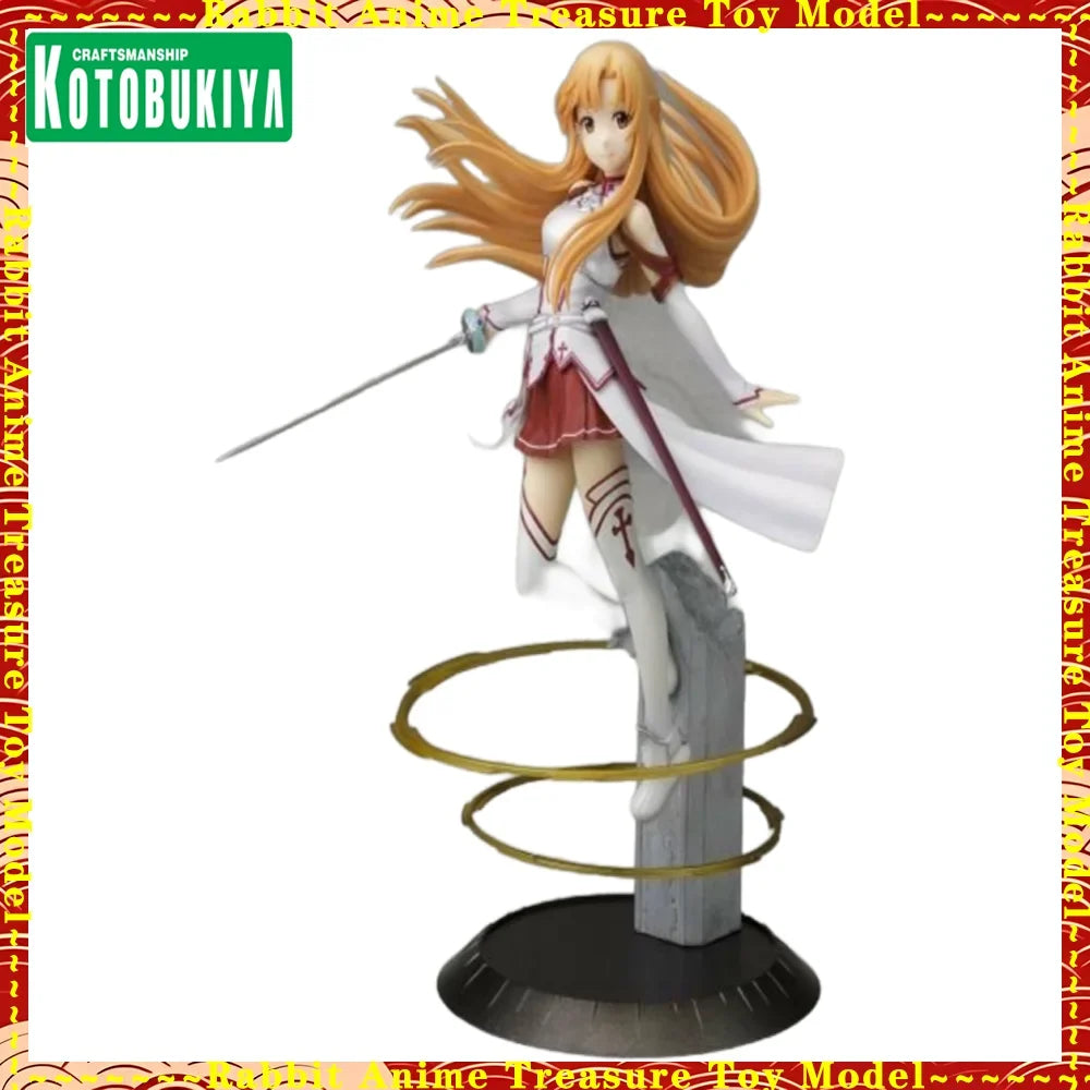 In Stock Original Genuine Kotobukiya Sword Art Online Asuna 1/8 PVC Anime Figure Statue Collectible Gift Aincrad Edition