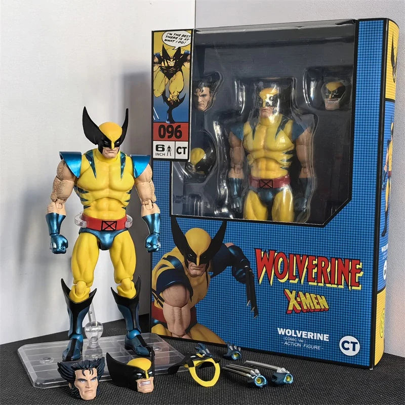 In Stock Ct Toys Wolverine Deadpool Anime Figure Mafex 138 Deadpool 3 Movie Action Figure Figurine Model Statue Collection Toys