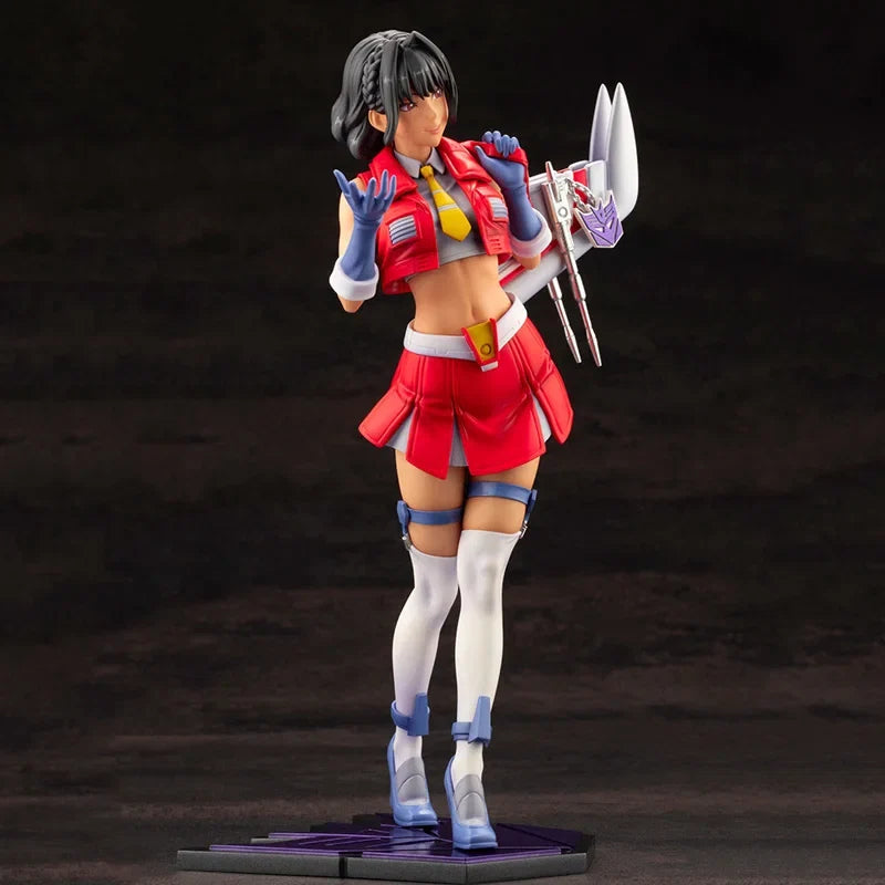 Genuine Original Transformers Kotobukiya Starscream Action Anime Figure PVC Collectible Model Dolls Statuette Ornament Gift