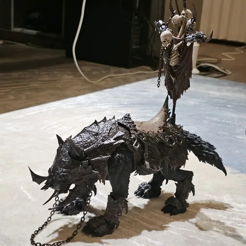 D20 Studio 1/12 Scale Soldier Dolls Scene Decorations Fierce Giant Wolf Mount Iron Blade For 6" 7 "Action Figure Body