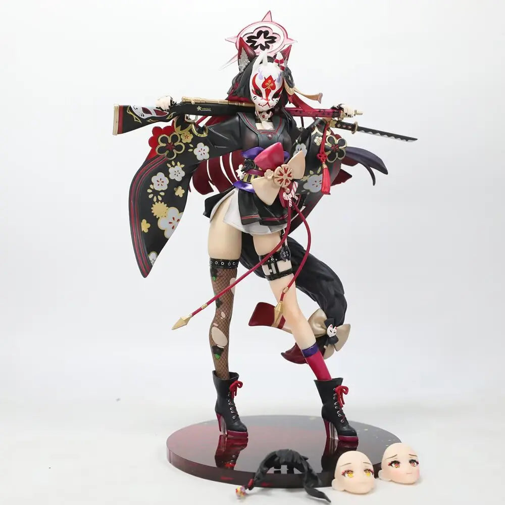 New 25cm Blue Archive Figure Kosaka Wakamo Anime Fox Girl Pvc Action Figure Toy Statue Game Adult Collection Model Doll Gifts