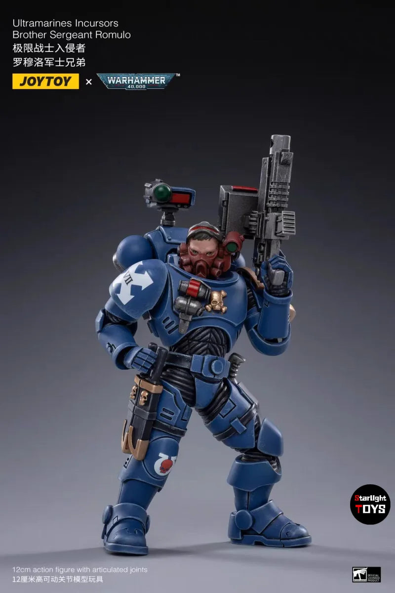 JOYTOY Warhammer 40K Ultramarines Incursors 4PCS Toys Model Ornaments Collection Ornaments 1/18 Action Figure