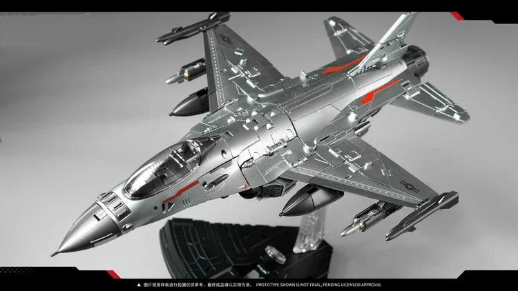 【Inventory】 DST01-002 F16 HighDrive Dream Star DST01-001 Slingshot Super Airplane Alloy Action Figure Transformed Gift with Box