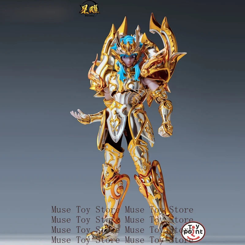 In stockr Toypoint/TP Saint Seiya Myth Cloth EXM Aquarius Camus SOG Totem/Object Gold Knights of the Zodiac Action Figure
