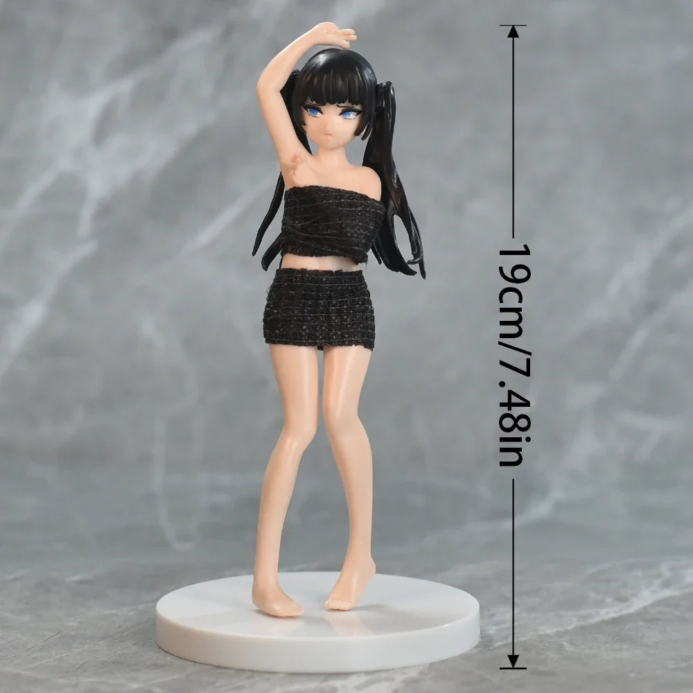 Aixlan Waifu Figure Chuno Hayashi 19cm Loli Sexy Girl Girl PVC Action Figure Flat Paint Amine Adult Figures 18+ Uncensored