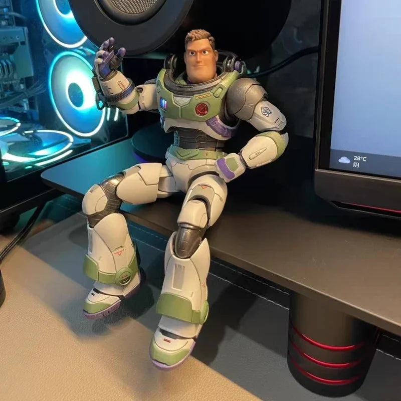 Disney Toy Story Buzz Lightyear Collectible Figure  Action Figurine Gifts Movable Limited Collected Brithday Christmas Gifts