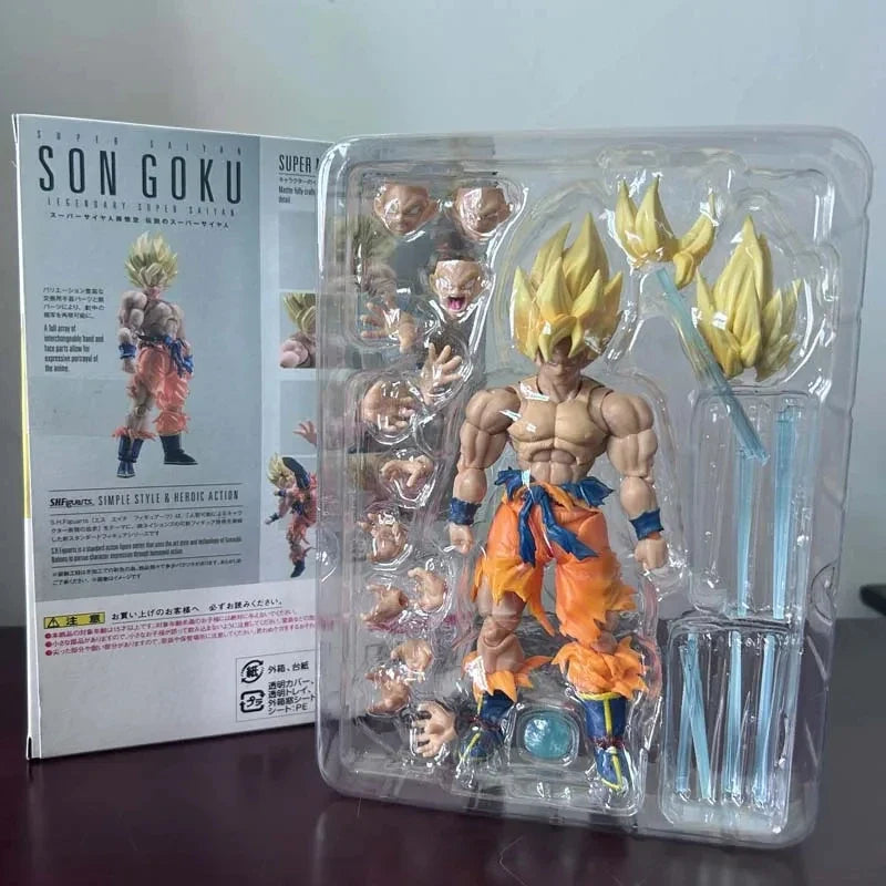 Anime Dragon Ball Z Goku Figure Super Saiyan Battle Damage Shf Figures Pvc Ko Model S.H.Figuarts Action Figure Toy Gift In Stock