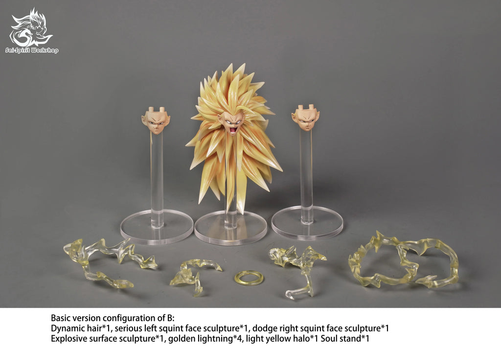 Pre-Sale SSW Studio For Goku (Accessory Kit) Super Saiyan 3 SSJ3 Dragon Ball SHF Special Effect Parts Figure Anime Model Toys