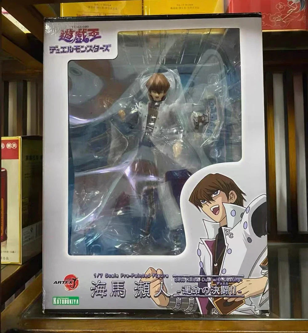 In Stock Original Kotobukiya Yu-Gi-Oh! Duel Monsters - Kaiba Seto - ARTFX J - 1/7 Anime Figure Action Figure Gifts Toys