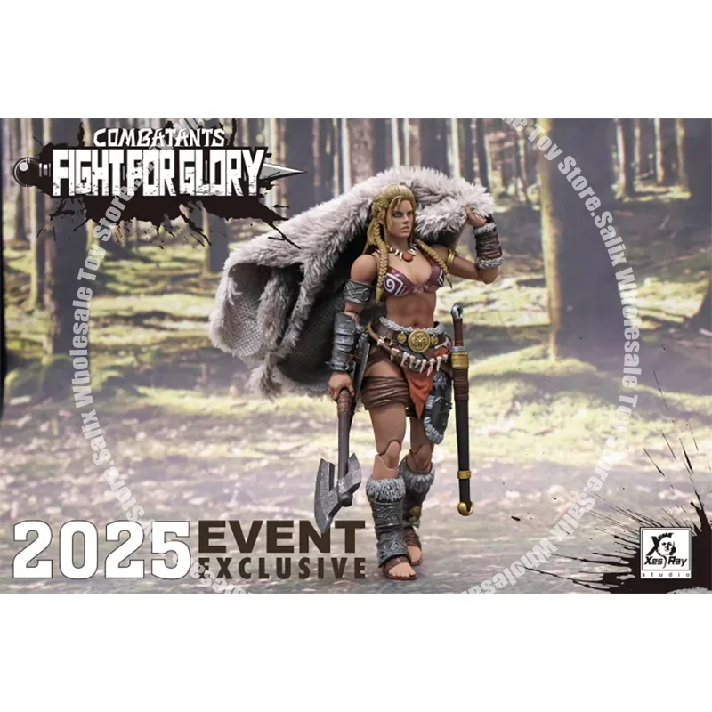 In Stock XesRay Fight For Glory 1/12 Action Figure Combatants 2025 Event Exclusive Gold Hildr Anime Model For Gift Model Toys