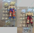 In Stock  100% Original  N&T Studio N&T01A 01B Dragon Ball SHF Super Saiyan Son Goku Battle Damaged 3.0 Action Figure