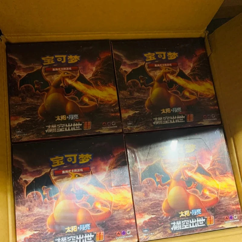100% New Original Pokémon Card Anime Trade Game Ptcg Sun&Moon Simplified Chinese All Series Cards Booster Pack Collection Gifts