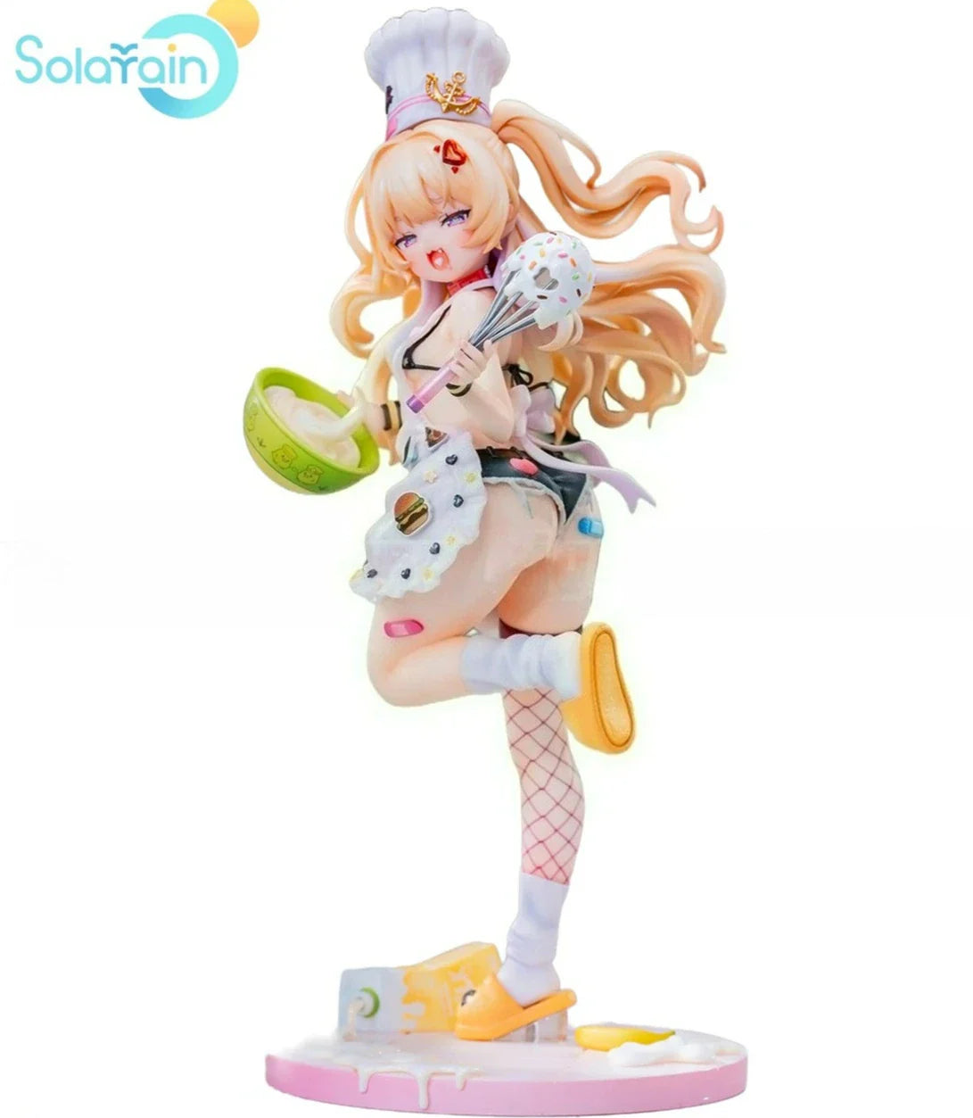 Solarain Azur Lane Bache Konditormeister Jubiläums-Ver. 1/7 Niedliche Action-Anime-Figur Modell Deko Sammlerstück Desktop-Ornament Geschenk
