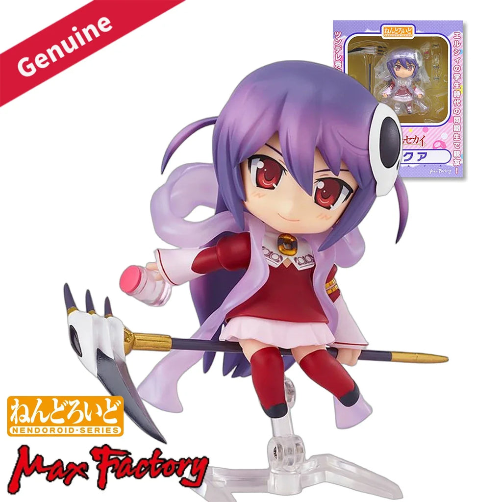 Original Genuine Max Factory Action/Dolls Nendoroid #198 Kami Nomi Zo Shiru Sekai Haqua Du Lot Herminium Anime Character Figure