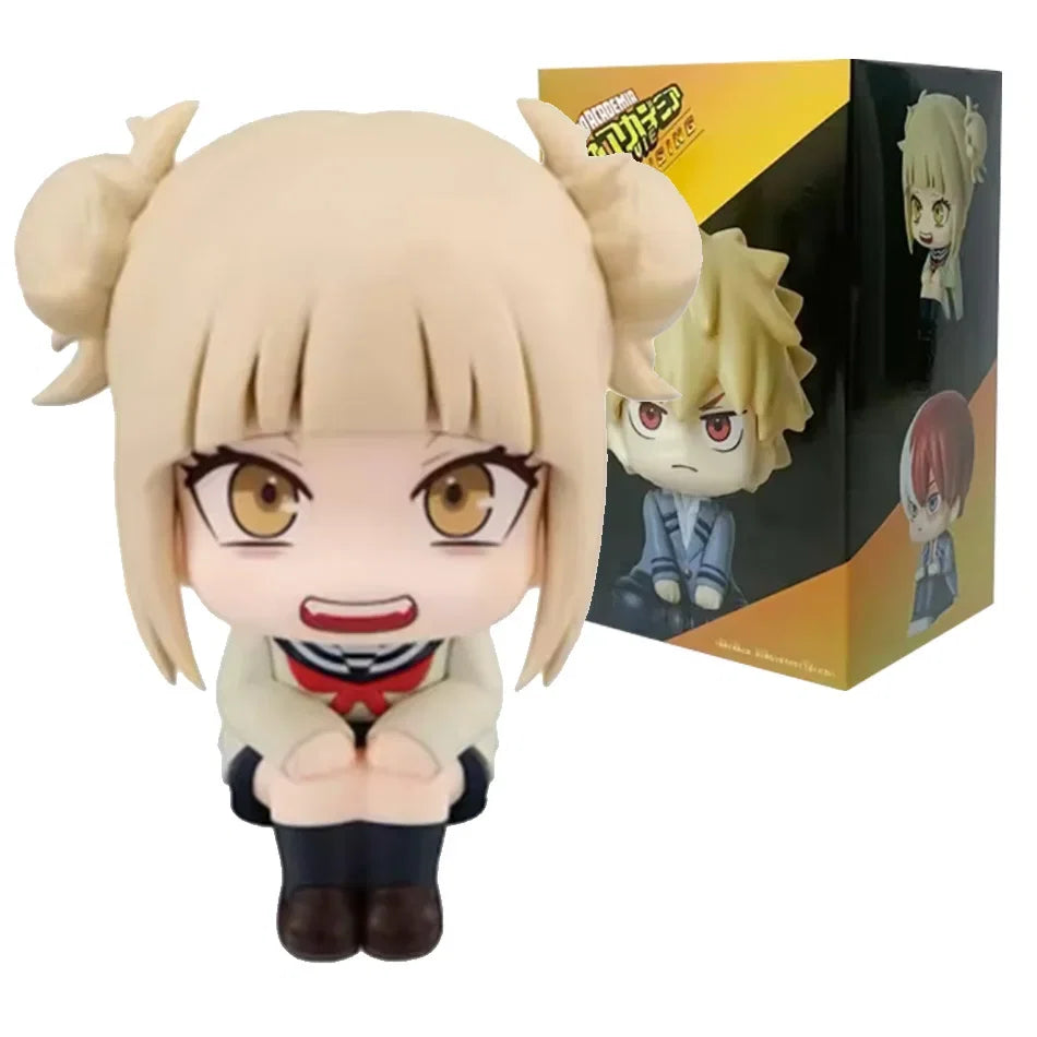 Anime MHA Himiko Toga Q Edition Action Figure Cute Collectible Doll Hero Toy Gift Look up Model