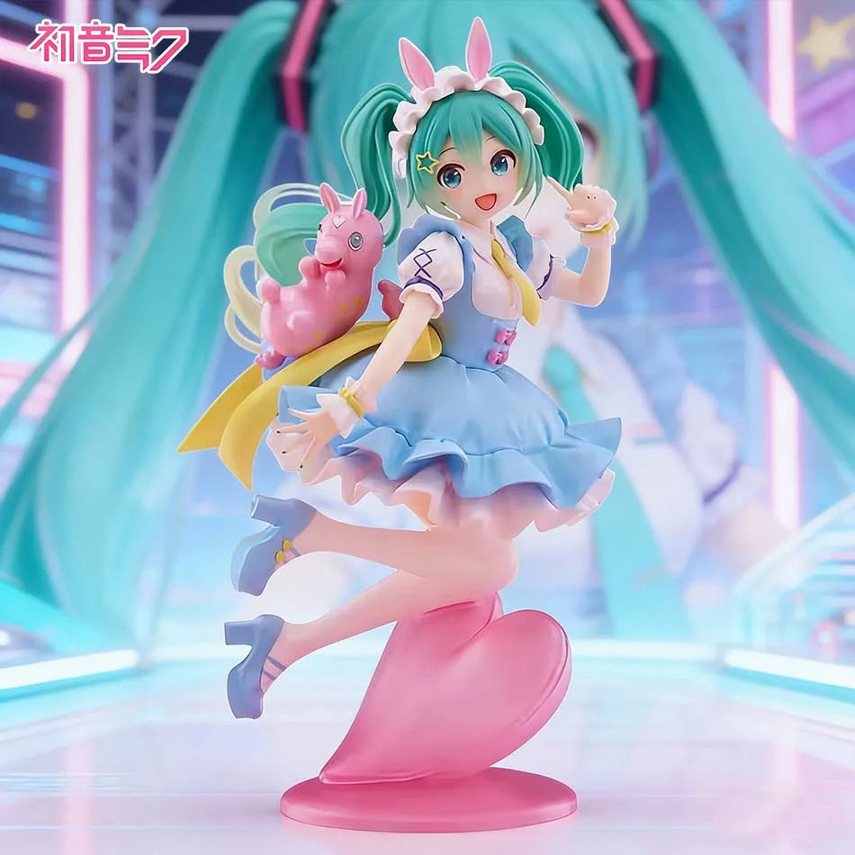 2026 Hot Original Genuine Model Hatsune Miku x Rody 17cm AMP Fairy Tale Figure Anime Figurine Collections Toys Gifts Wholesale
