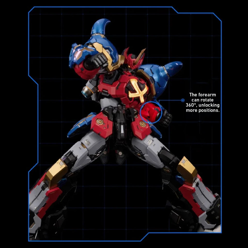 HiPlay MOSHOWTOYS Sengoku Majin Goshogun with Lights Transformable Die-cast Action Figure