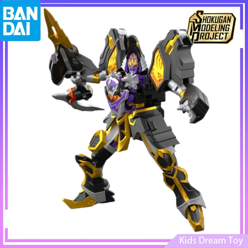 Assembly Bandai in Stock Original SMP Mahou Sentai Magiranger Anime Figures -Magic Wolf Caesar- Action Figures Toys Collectible