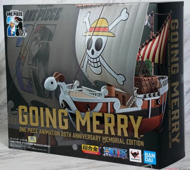 Bandai Original ONEPIECE Figur Superalloy Going Merry 25. Jubiläum der Animation Actionfigur Spielzeug