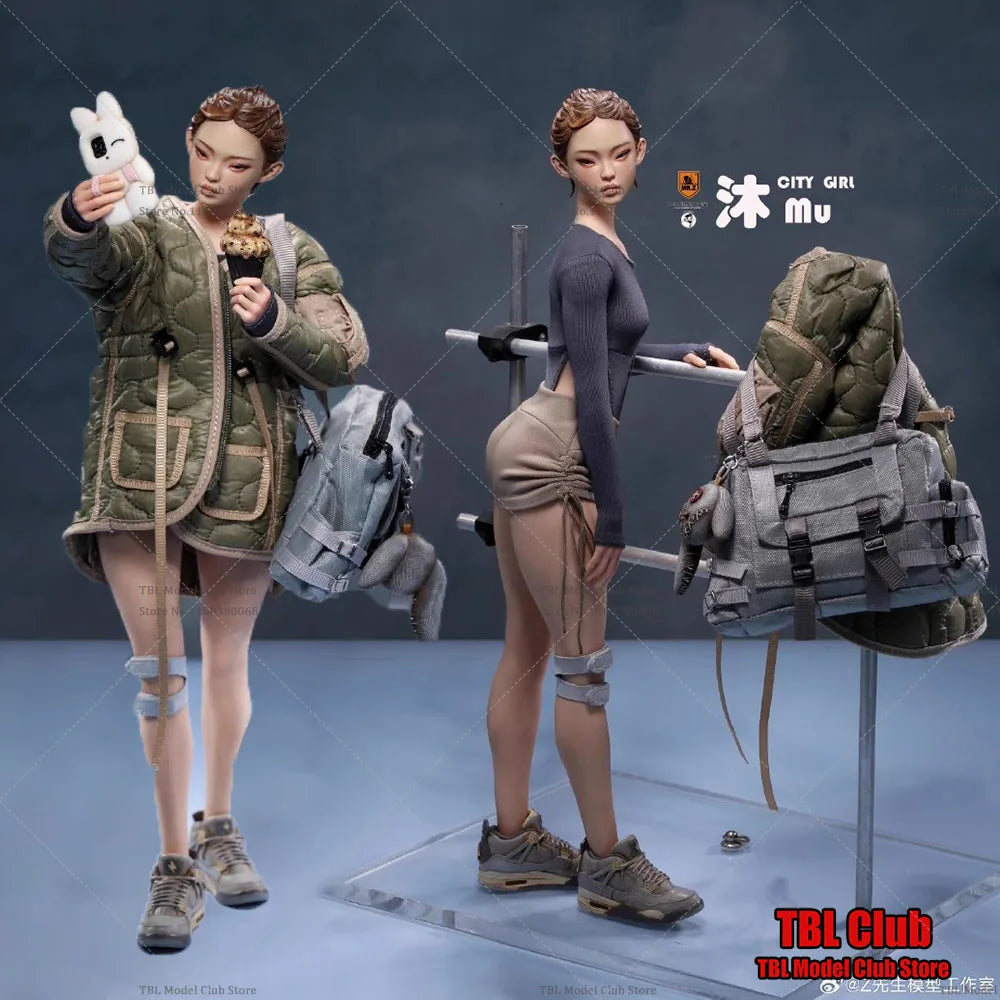 Limitierte Auflage 1/6 Scale City Girl Mu 12 Zoll Komplettset Bewegliche Actionfigur CG001A MR.Z Wunderschönes Mädchen Modellspielzeug für Sammler