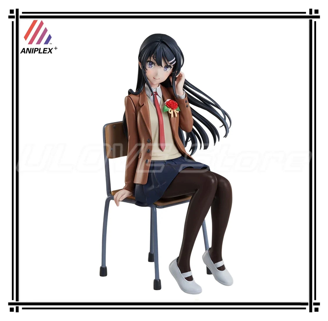 In Stock Original ANIPLEX+ Youthful Pig Headed Boy Won't Dream of Red Schoolbag Girl Sakurajima Mai Figure Model Anime Toys