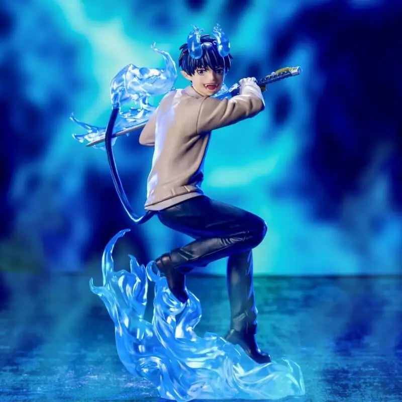 100% Genuine Sega Blue Exorcist Okumura Rin Yukio Pvc Anime Figure Model Collector Ornament Toy Gift New and Unopened In Stock