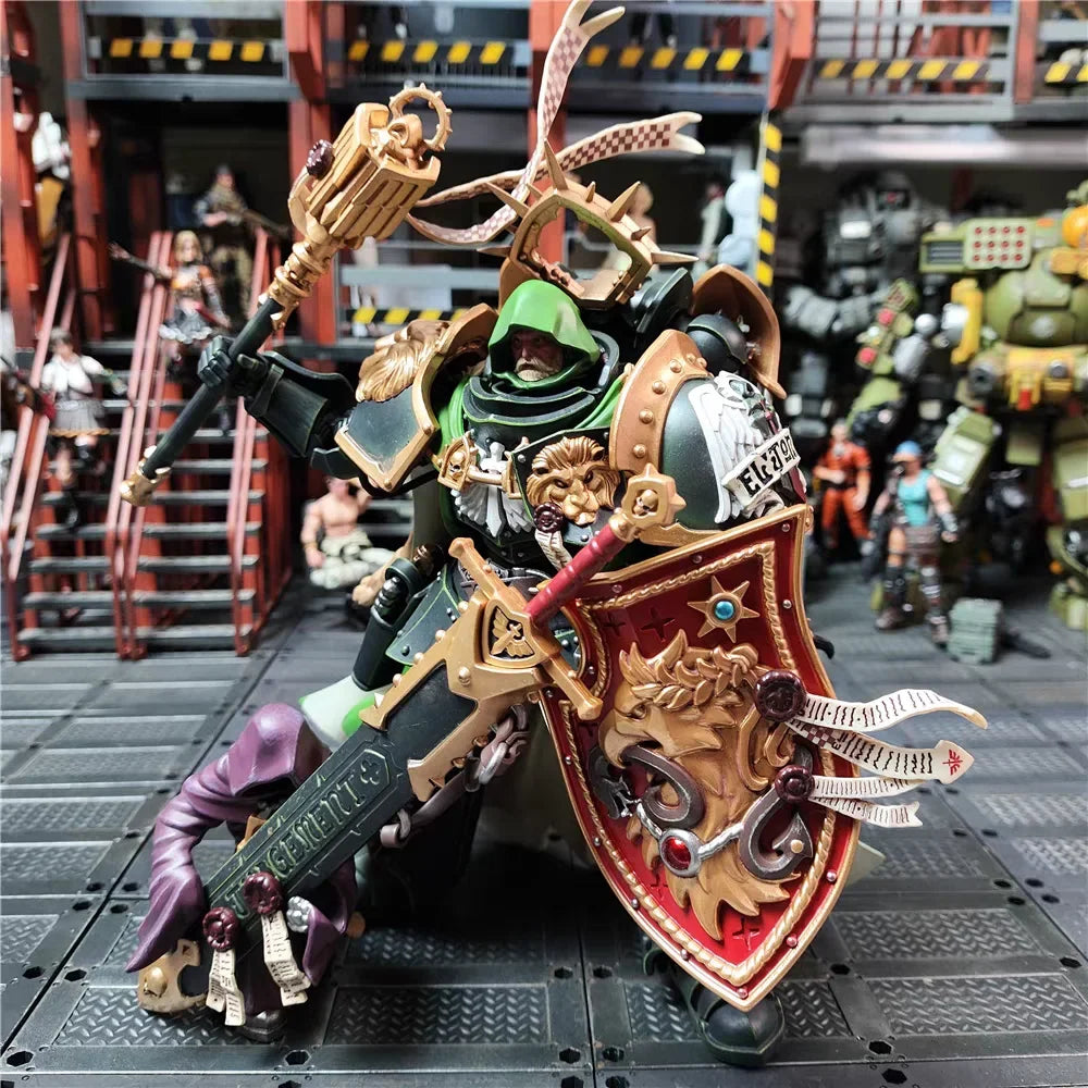 【In Stock】JOYTOY Warhammer 40k 1/18 Action Figure Dark Angels Primarch Lion Jonson Anime Collection Model Toys Gift