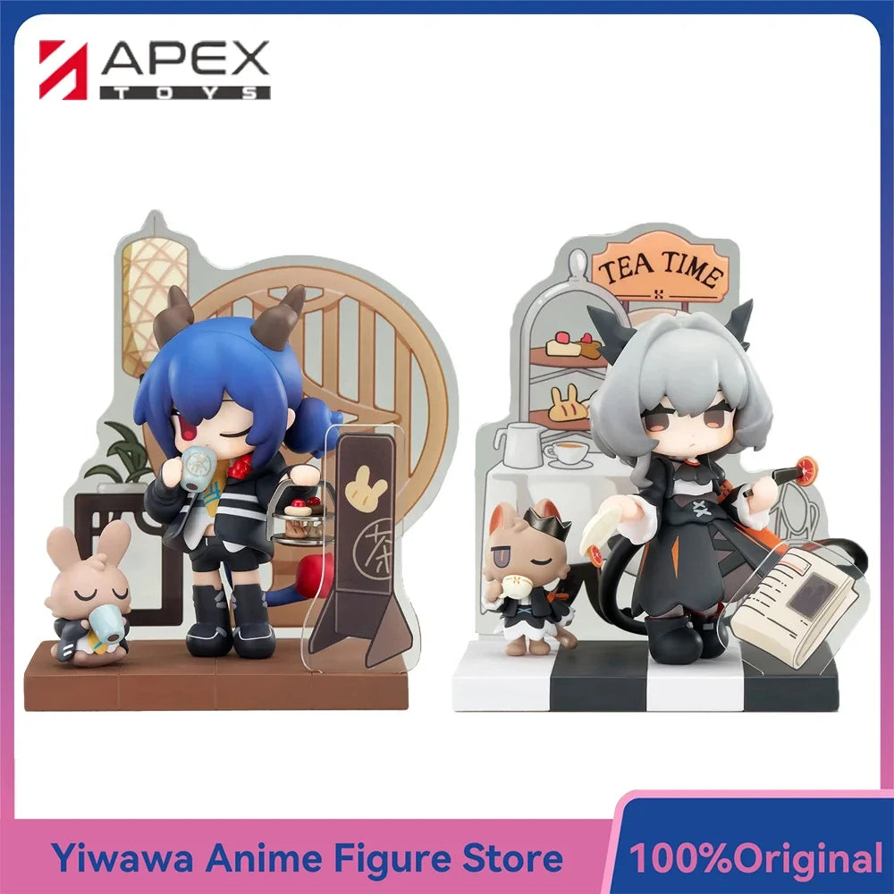 Original NEW APEX-TOYS Arknights Would You Like Dessert? Miniseries Ch'en & Talulah 10.5cm Nice Collectible Anime Ornament Toys