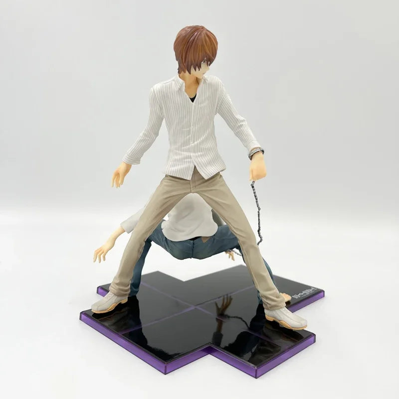 24cm Death Note Anime Figure Light Yagami L Action Figure 1160# Yagami Light 1200# L Lawliet Figurine Collectible Model Doll Toy