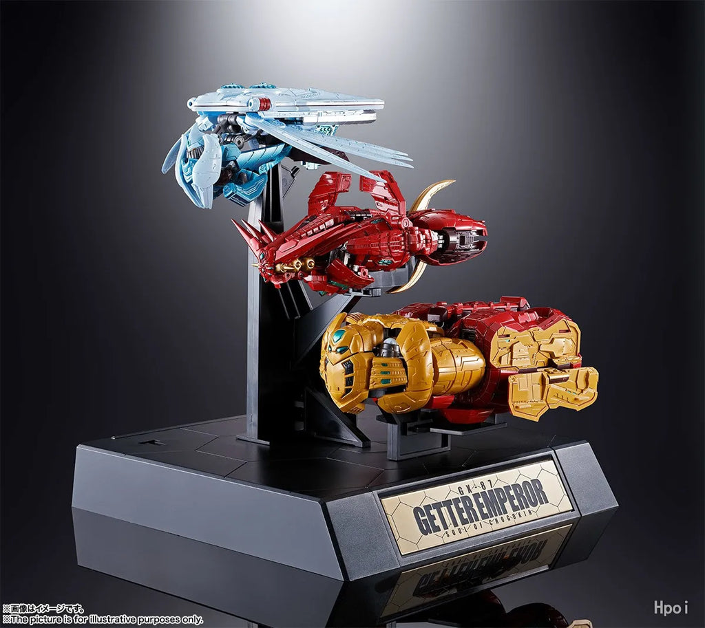 SOUL OF CHOGOKIN  《Getter Robo: Armageddon》GX-87 Getter Emperor Alloy Action Figure Toy Model 22cm