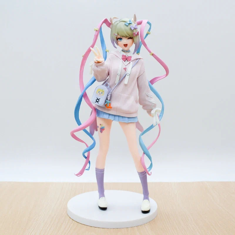 18cm NEEDY STREAMER OVERLOAD Ame-chan Anime Girl Figure Super Ten-Chan/OMGkawaiiAngel chan Action Figure Model Doll Toys Gifts