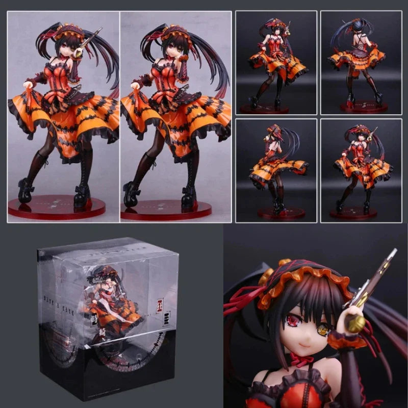 Date A Live Kurumi Tokisaki 6th Mayuri Judgment Anime Figure Pvc Figure With Interchangeable Hands Boxed Collectible For Fans