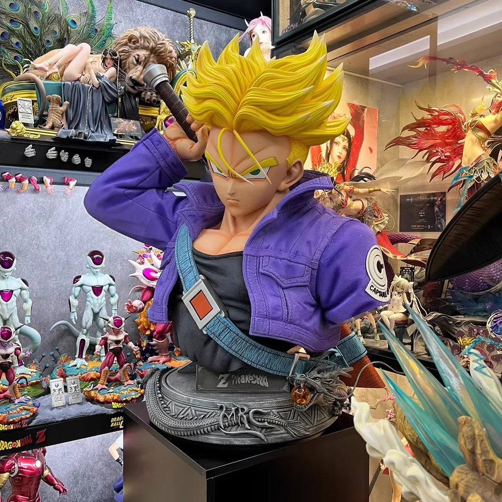 1:1 Dragon Ball Torankusu Future Warrior Anime Figure MRC Peripheral Super Saiyan Oversized Statue Collection Christmas Gift Toy
