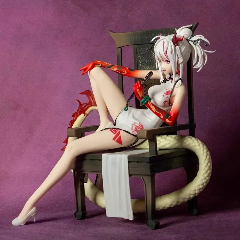 17cm Arknights Game Figures Nian Peripheral Beautiful Girl Collection Ornament PVC Model Satute Action Figure Christma Gift Toys