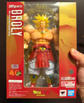 In Stock Bandai Soul Limited SHF Legendary Saiyan Broly 40th Anniversary Figure Model