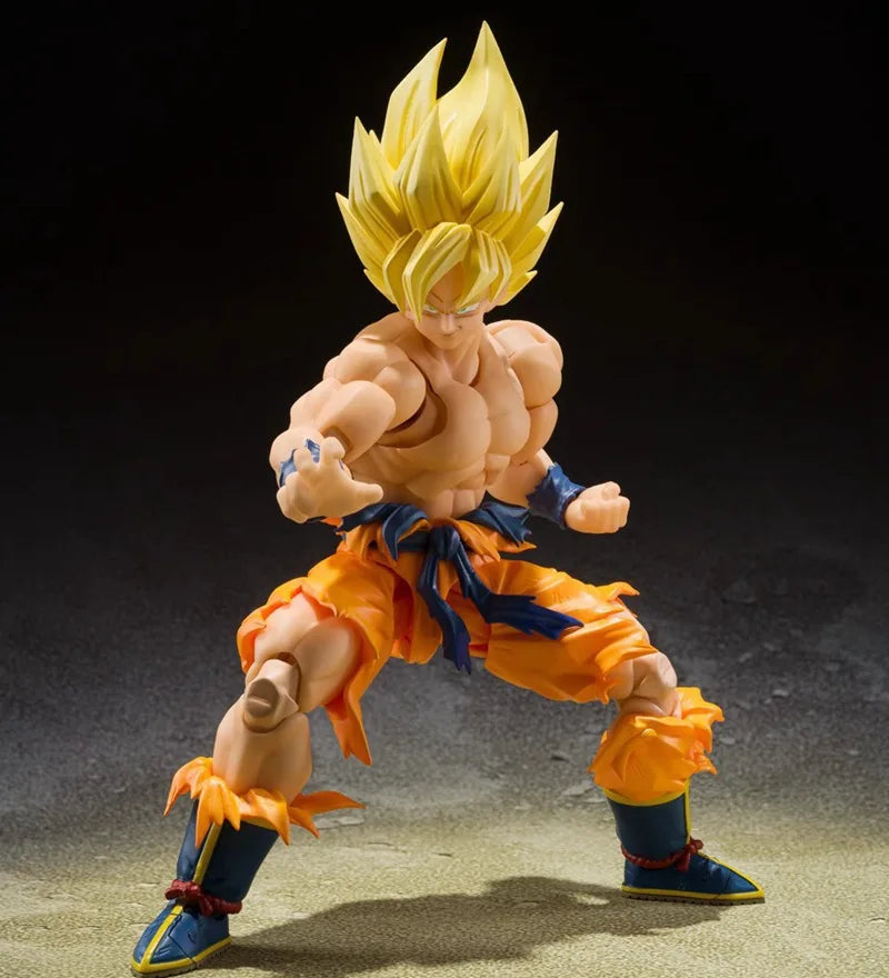 Shf Dragon Ball Z Son Goku Legendary Action Figure PVC Movable Collection Anime 17cm Super Saiyan Kakarotto Figurine Model Toys