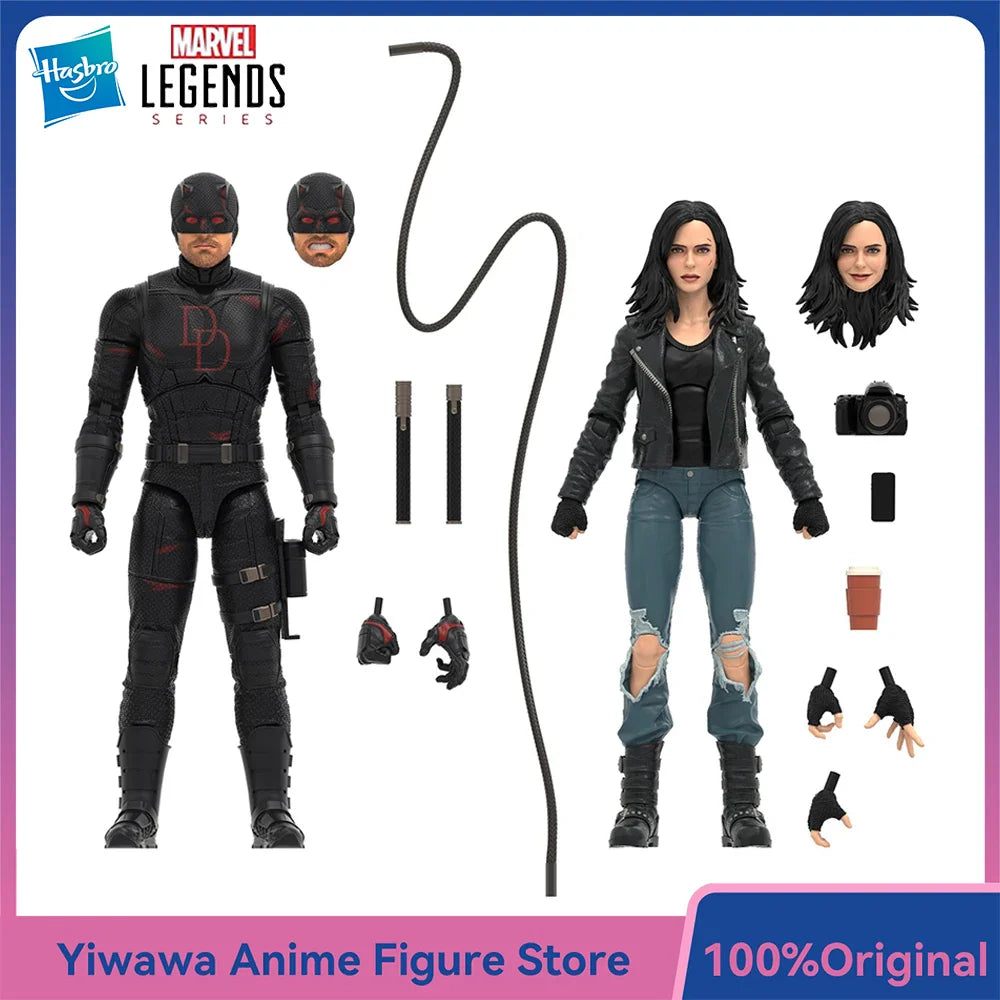 Original NEW Hasbro Marvel Legends Series Daredevil & Jessica Jones (Daredevil: Born Again) 2-Pack-Set Action Figure Model Toys