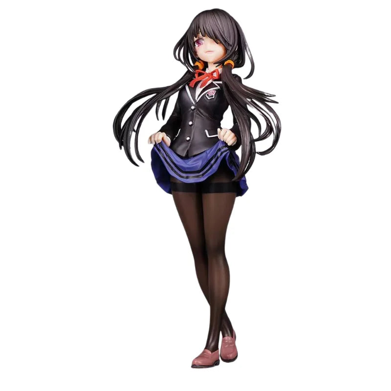 22.5cm Date A Live Tokisaki Kurumi Premium Edition Anime Girl Figure Model Statue Boy Collection Desktop Decoration Ornament Toy