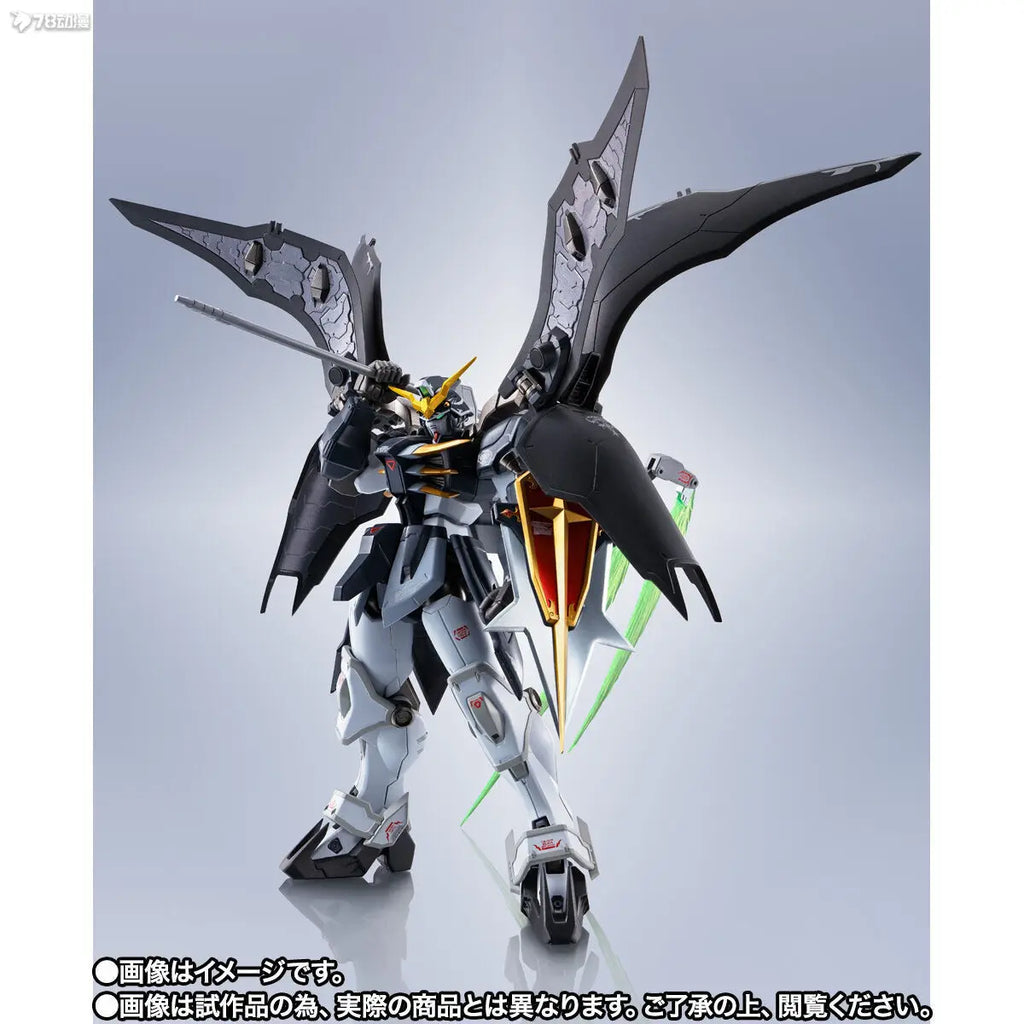 BANDAI Original Model Kit METAL ROBOT Alloy GUNDAM DEATHSCYTHE HELL Anime Action Figure Model Toy for Boys Packing of Foam Box