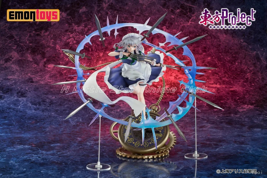 In Stock Original Emontoys Touhou Project Izayoi Sakuya 1/7 Gift Collection Model Anime Figure