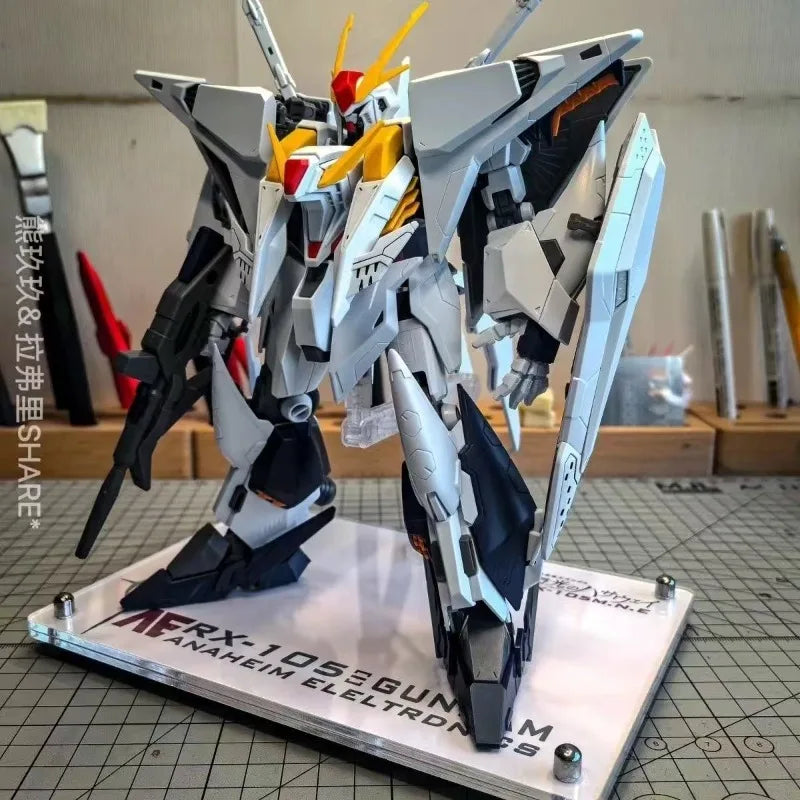 In Stock JUJIANG HG RX-105 XI 1/144 Assembly Model Kit Action Figure Robot Toy for Hobby Kids Collection Plastic Model Gift