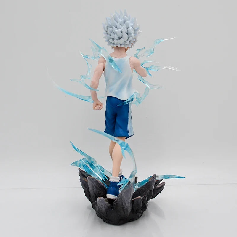 22cm Hunter x Hunter Anime Figure Killua Zoldyck Action Figure Gon Freecss/Hisoka/Alluka Zoldyck Figurine Model Doll Toys Gifts