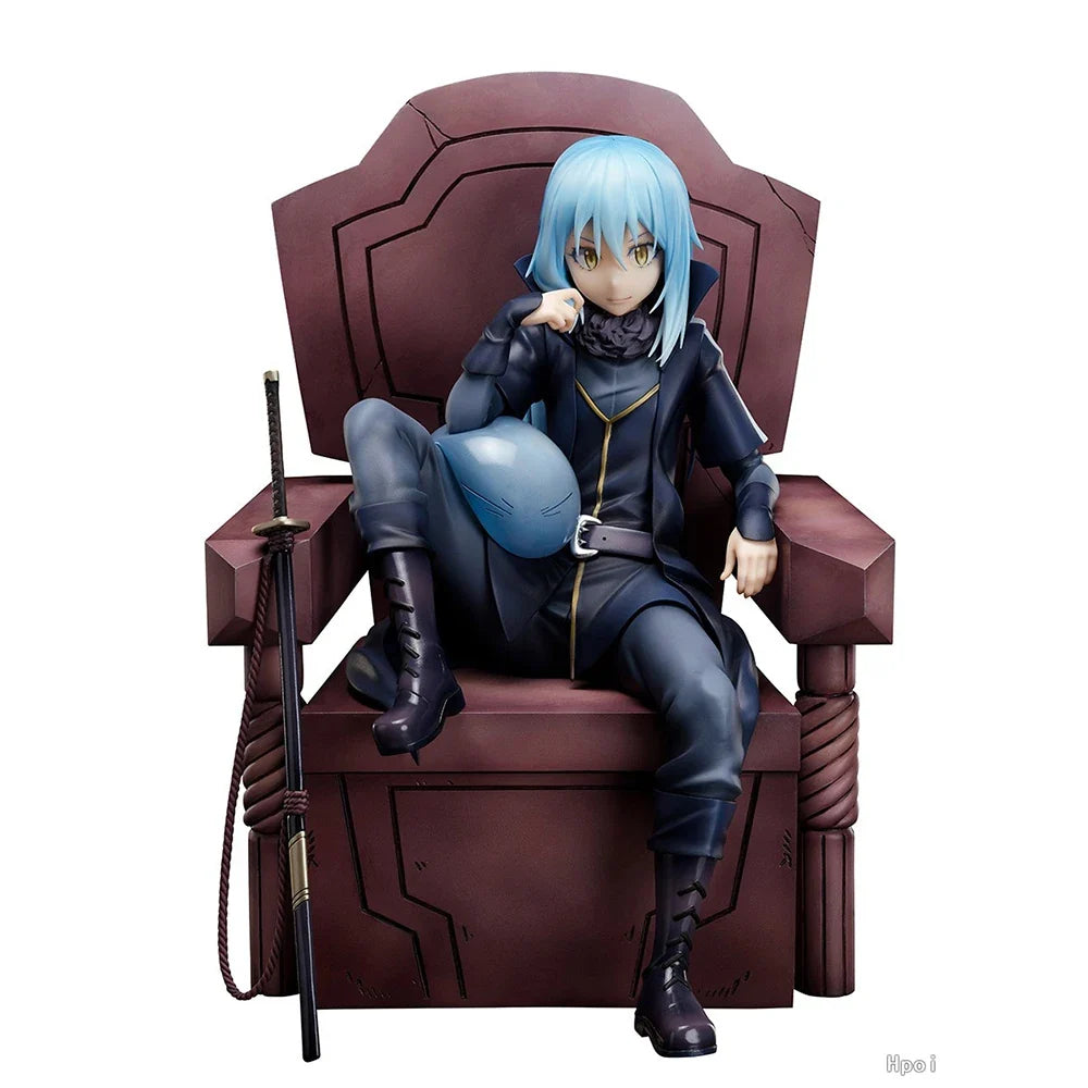 8.5CM Anime Tensei Shitara Slime Datta Ken Rimuru Tempest Figure 1/7 Sitting Model Shuna Shion Toy Doll Aciton Figure PVC